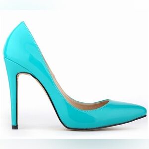 Elegant Turquoise Stiletto Heels